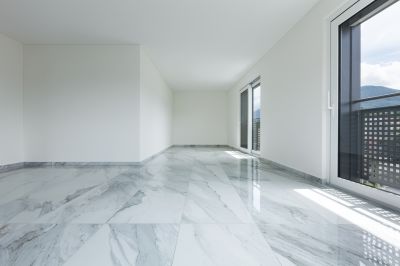 Marble Flooring and Accent Walls